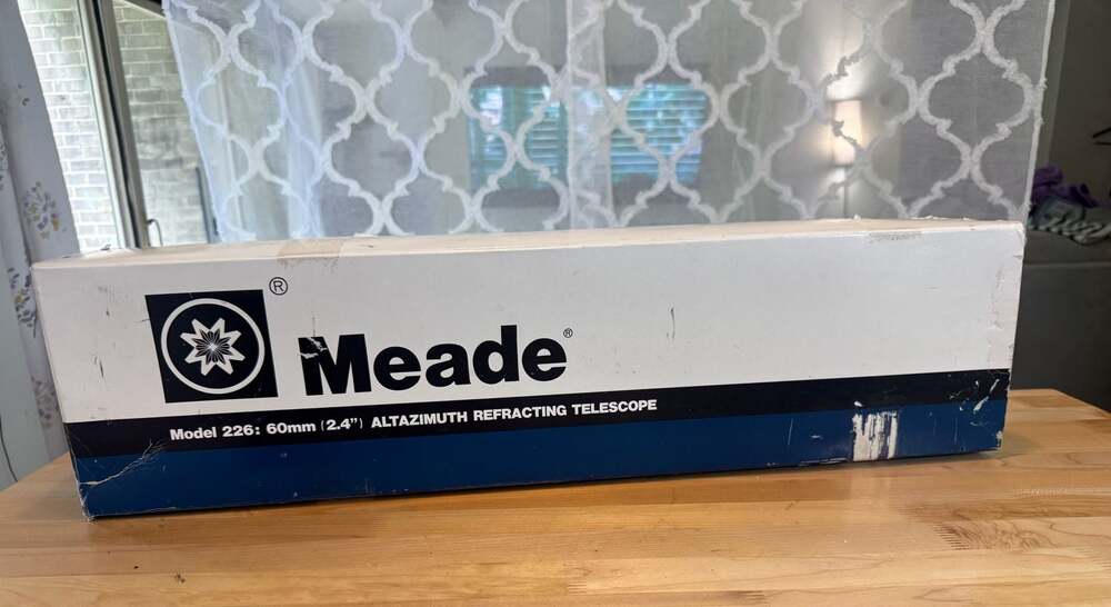 Meade Model 226 60mm (2.4") Altazimuth Refracting Telescope